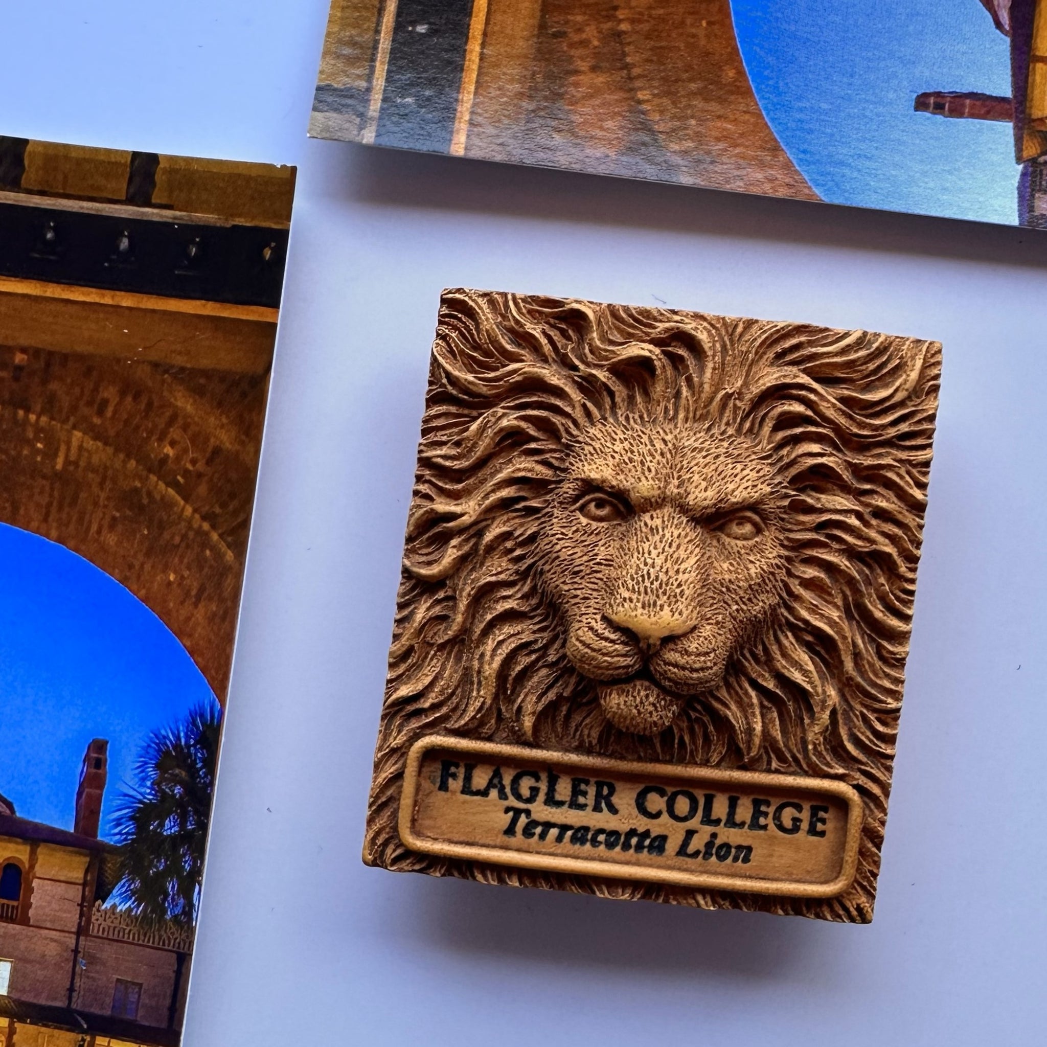 Terracotta Lion Magnet