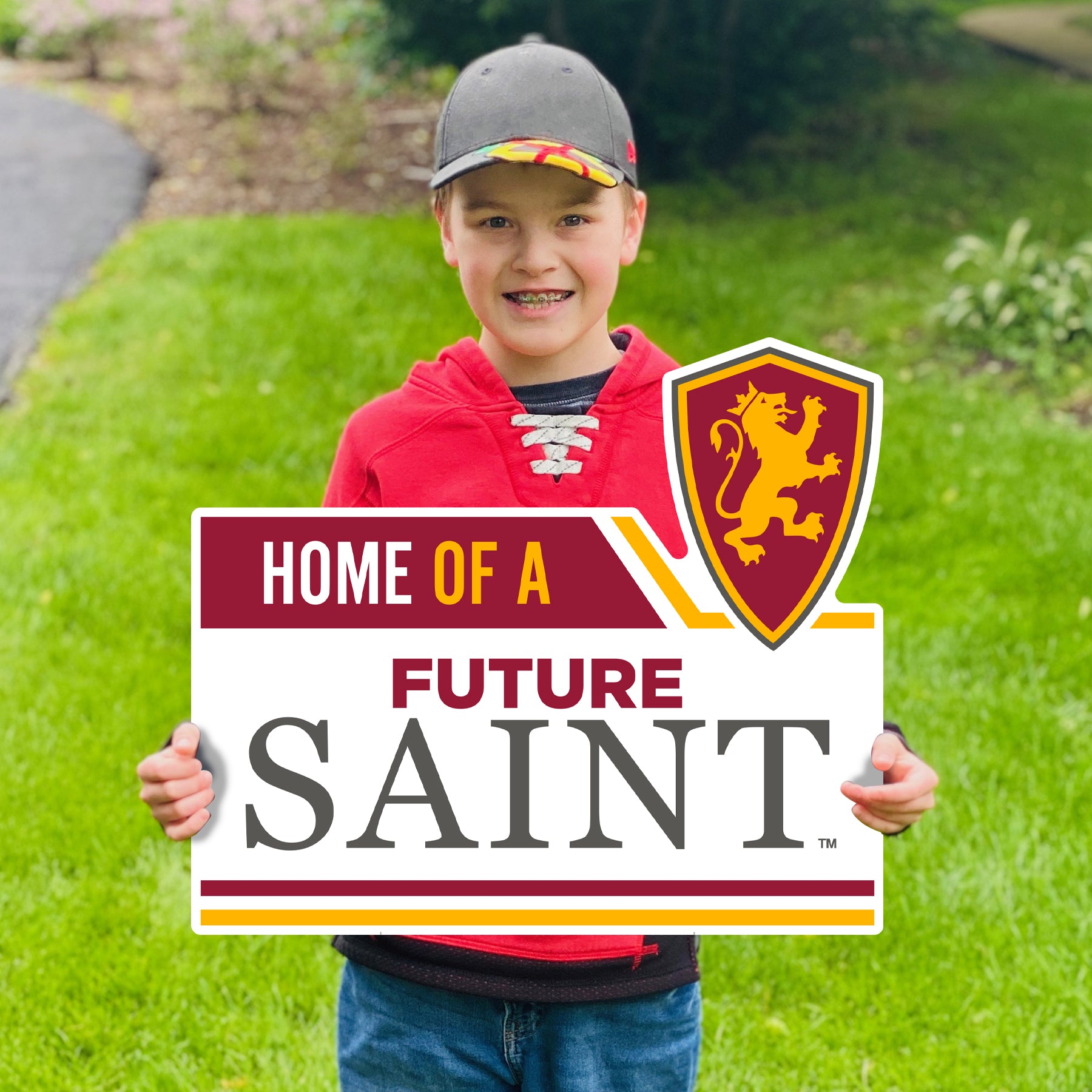 Home Of A Future Saint Yard Sign