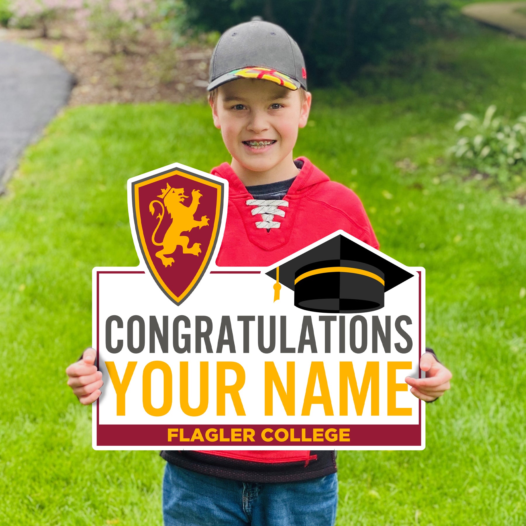 Customizable Congratulations Graduate Yard Sign