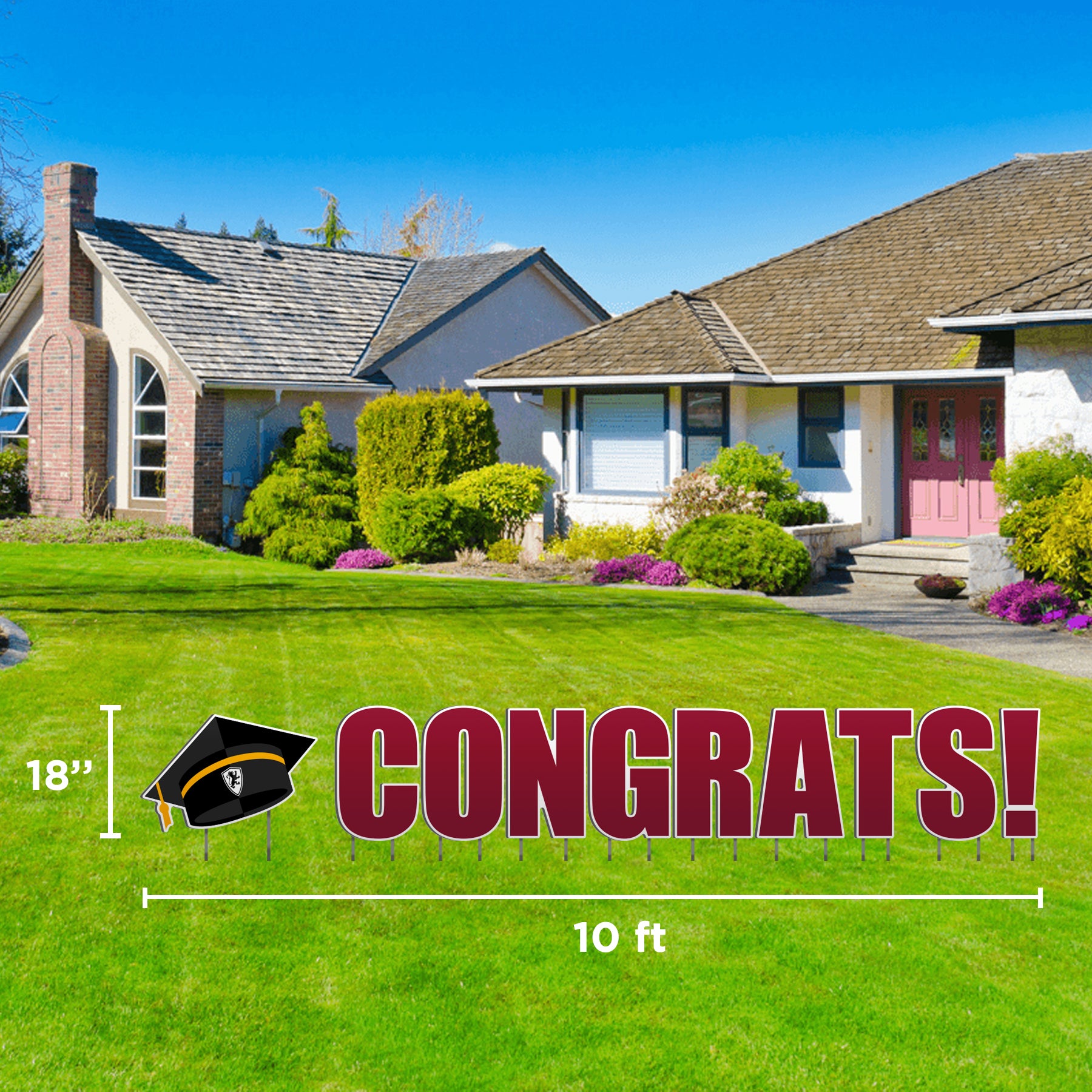 Larger Congrats Yard Sign