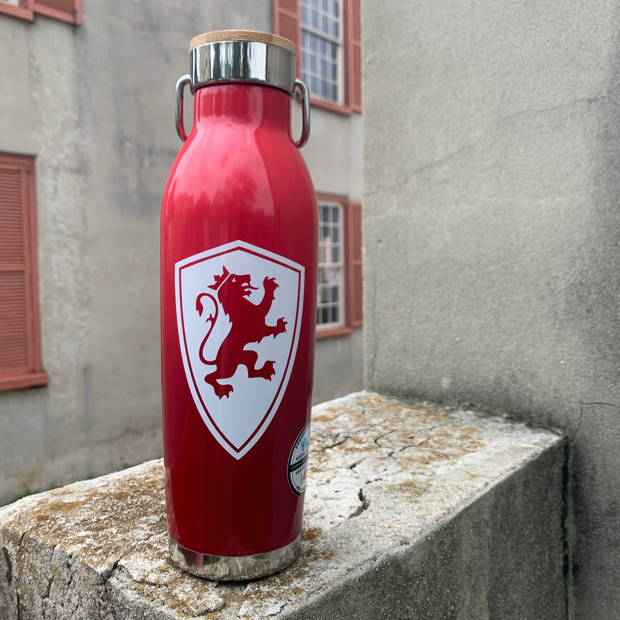 Shield Bamboo Top Water Bottle