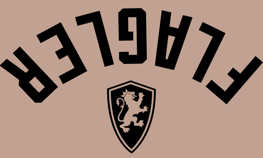 Wheat Flagler Upside Down T-Shirt