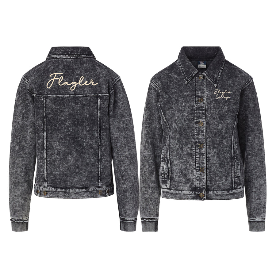 Flagler Acid Wash Terry Jacket