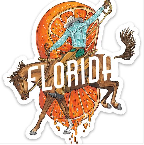 Florida Citrus Wrangler Sticker