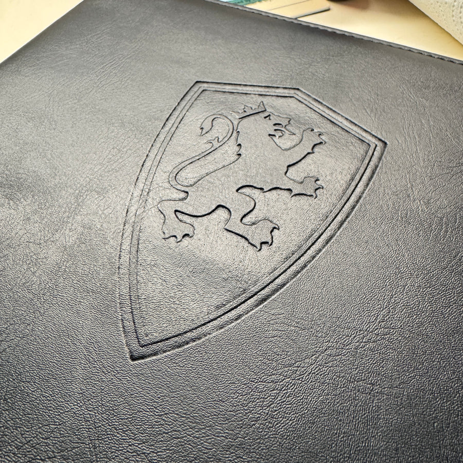 Flagler Shield Embossed Padfolio