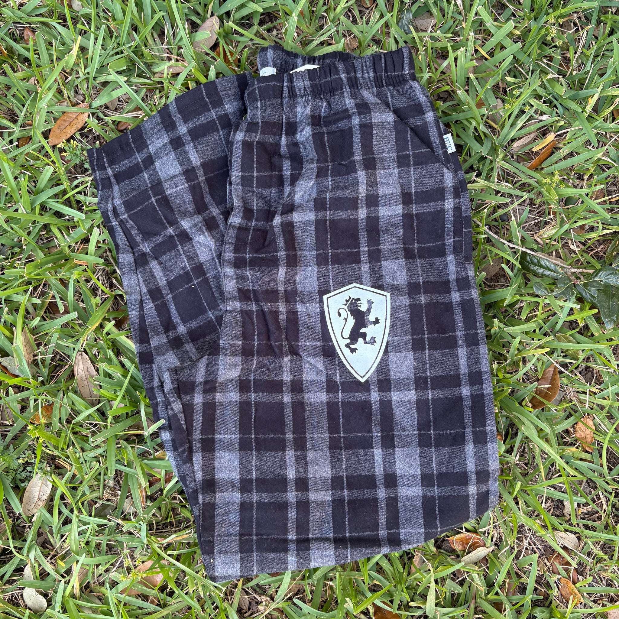 Men's Black Jordan Plaid Flannel Pants
