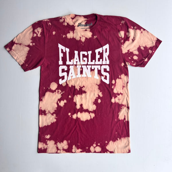 Flagler Saints Bleach Washed T-Shirt - Flagler's Legacy