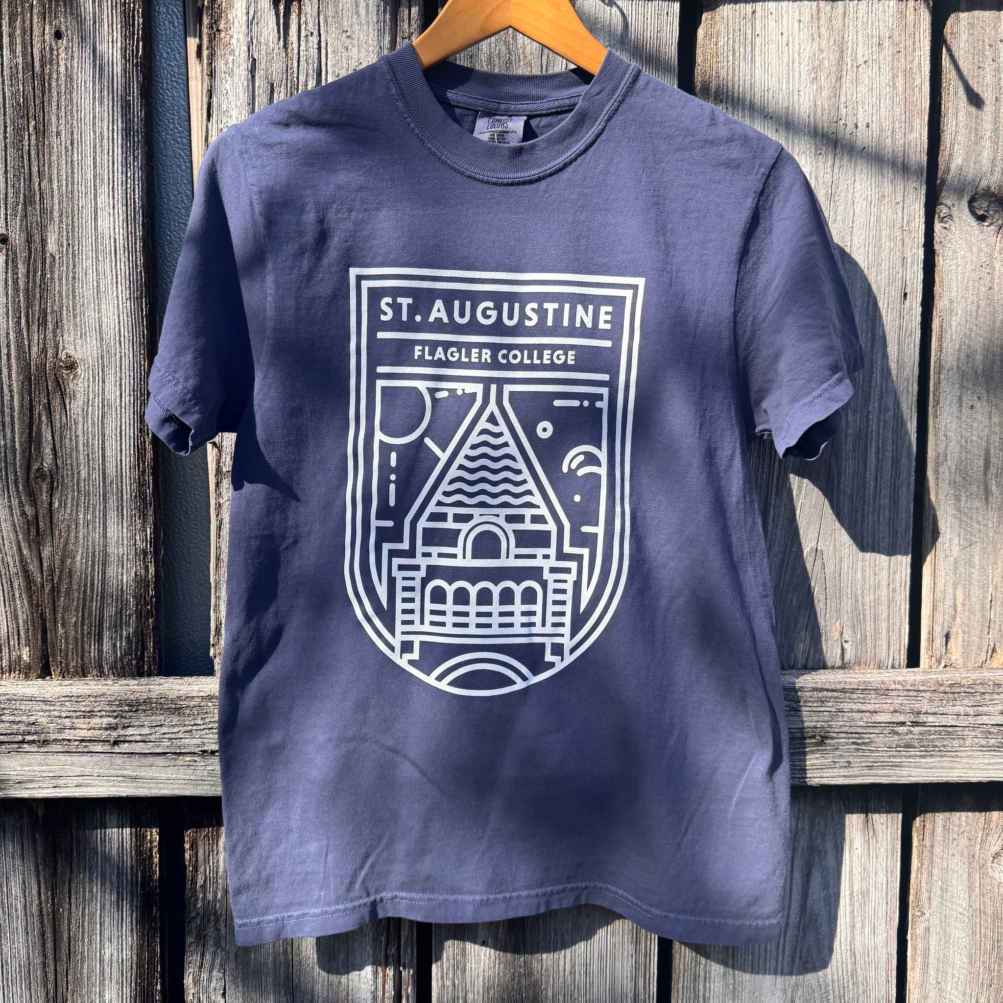 Navy Tower Comfort Colors T-Shirt