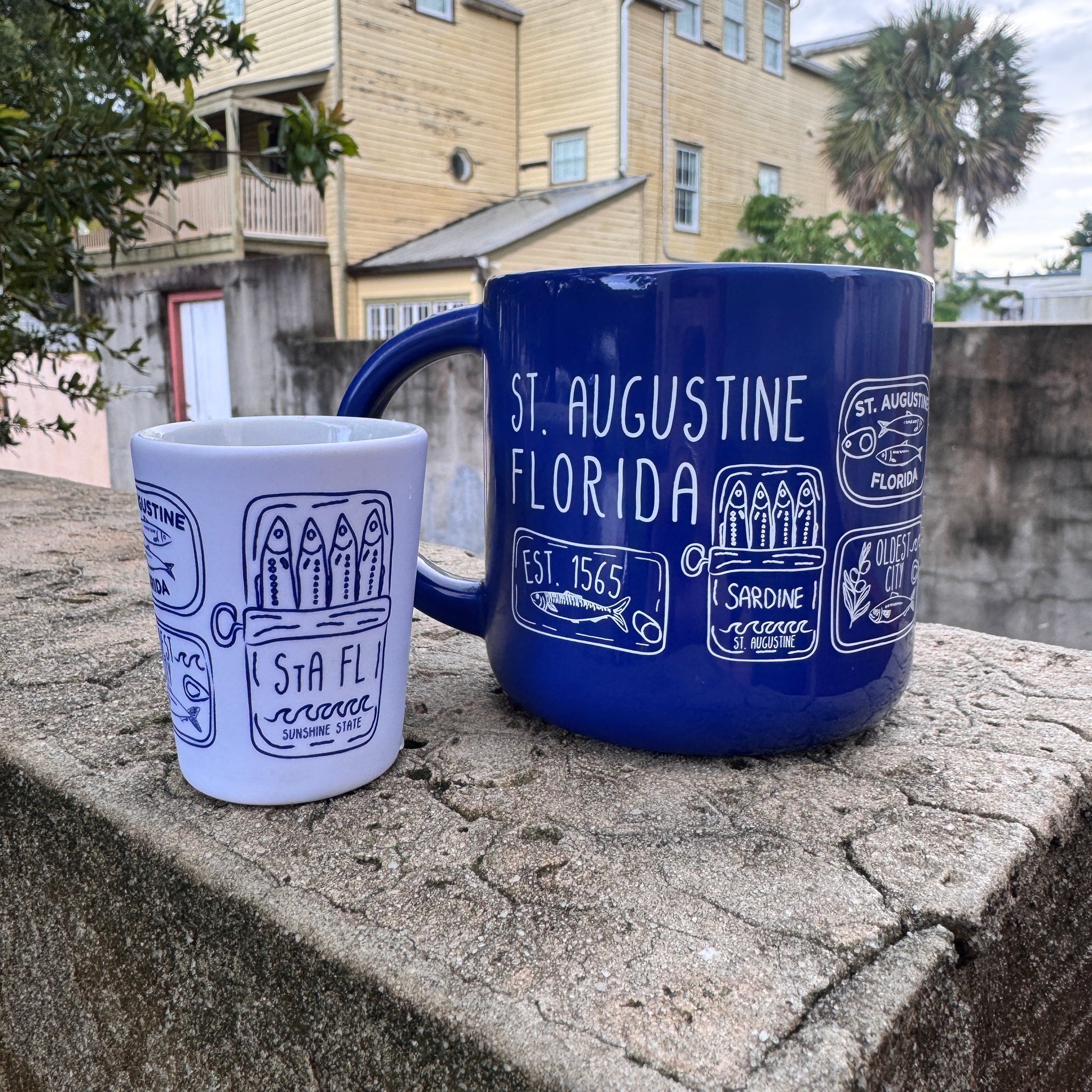 St. Augustine Sardine Ceramic Shot Glass