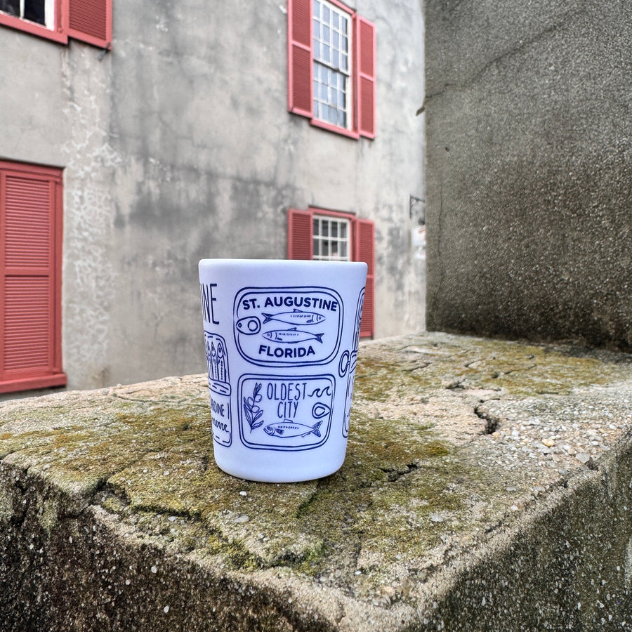 St. Augustine Sardine Ceramic Shot Glass