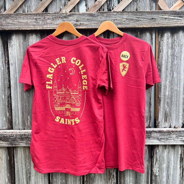 Flagler Saints Bleach Washed T-Shirt - Flagler's Legacy