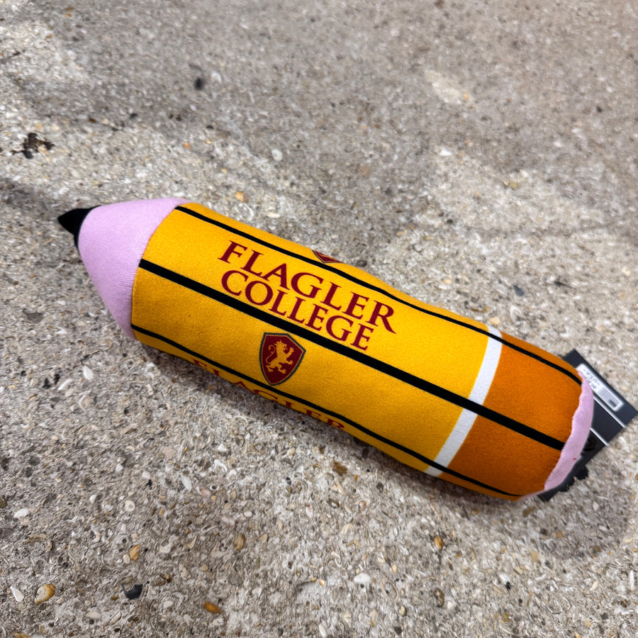 Flagler College Pencil Dog Toy