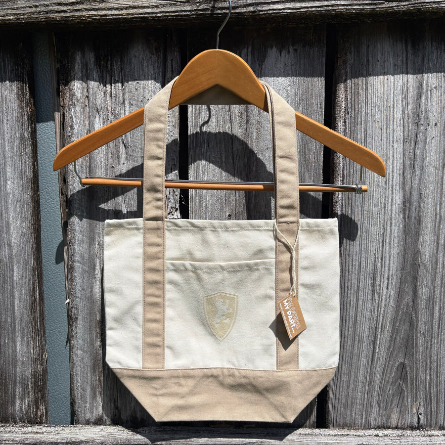 Mini Tan Shield Tote