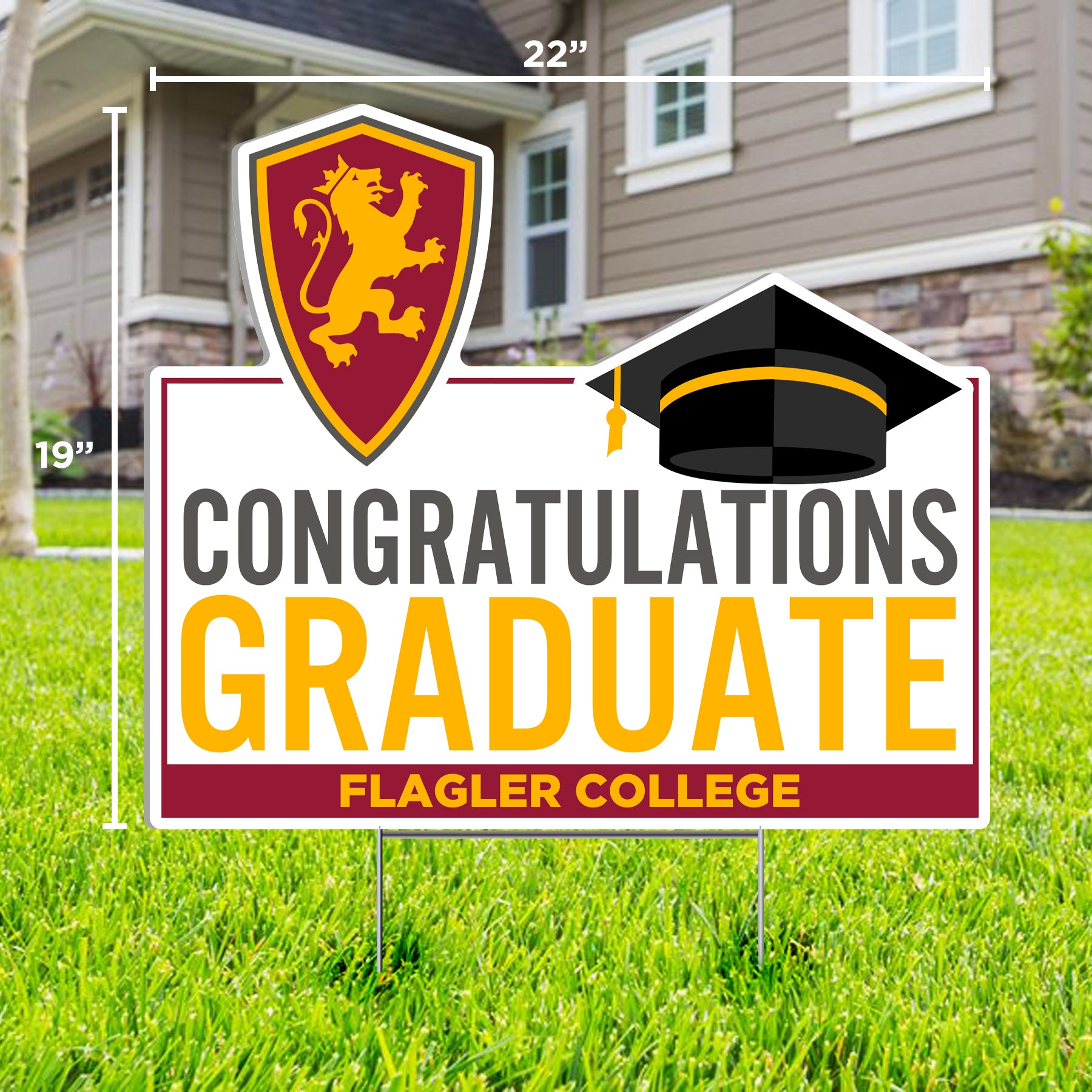 Congratulation Graduate Yard Sign