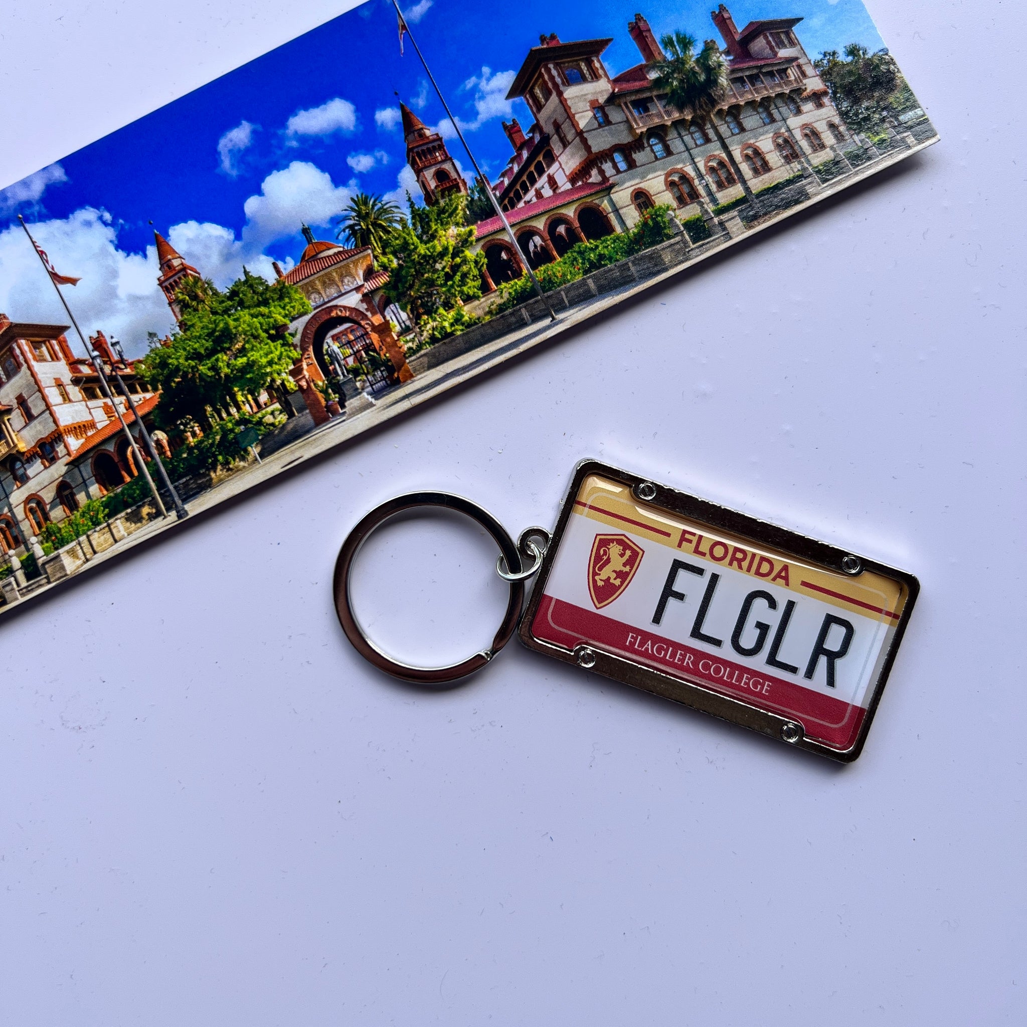 Flagler License Plate Keychain