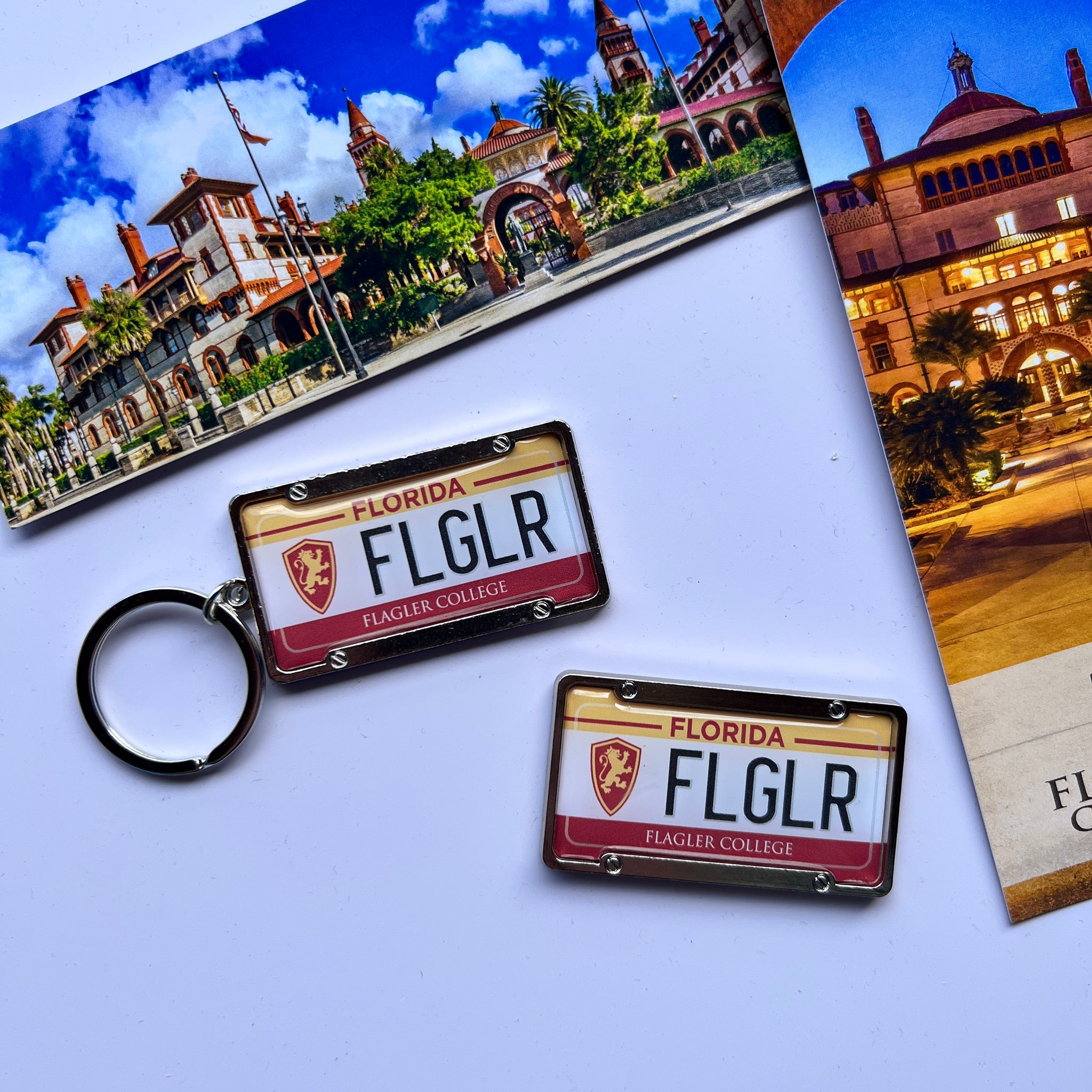 Flagler License Plate Keychain