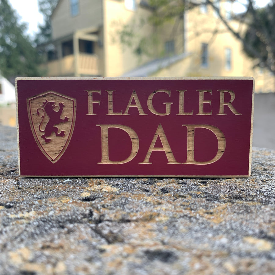 Flagler Mom & Flagler Dad Block Magnet