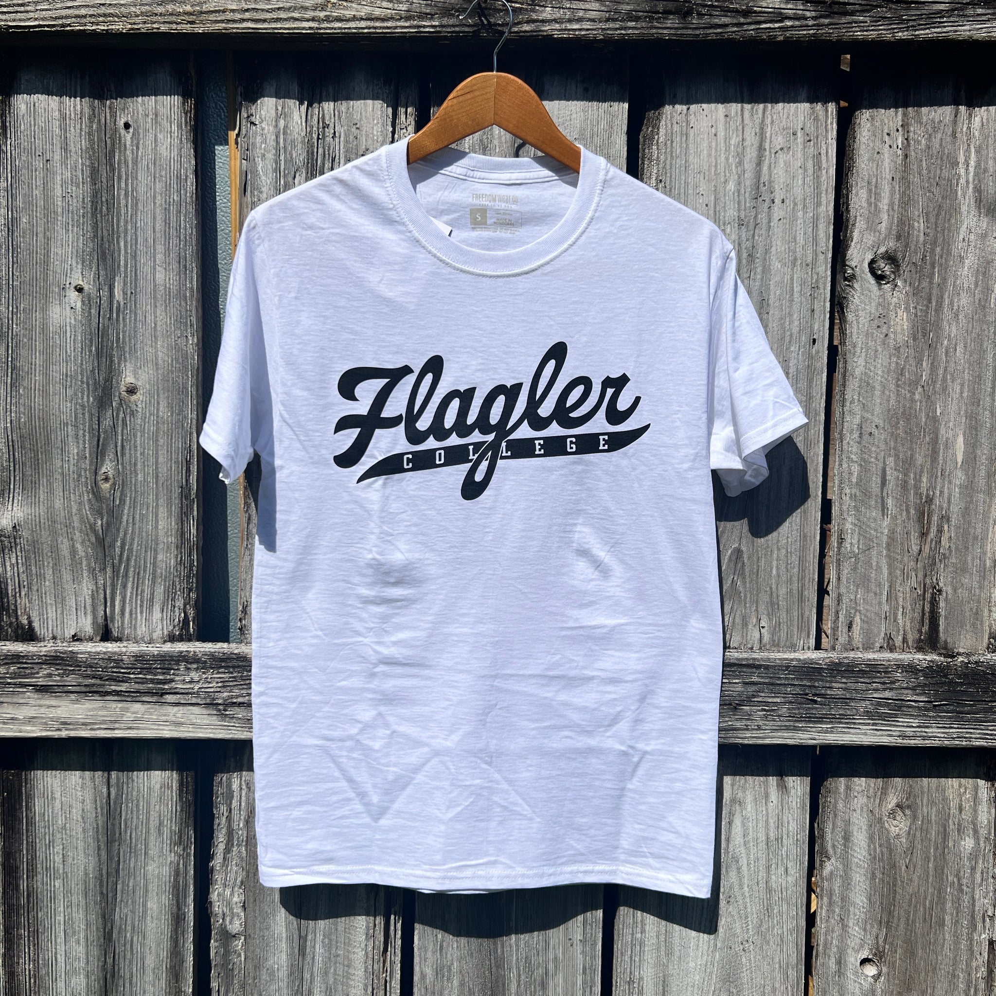 Flagler College Swoop White T-Shirt