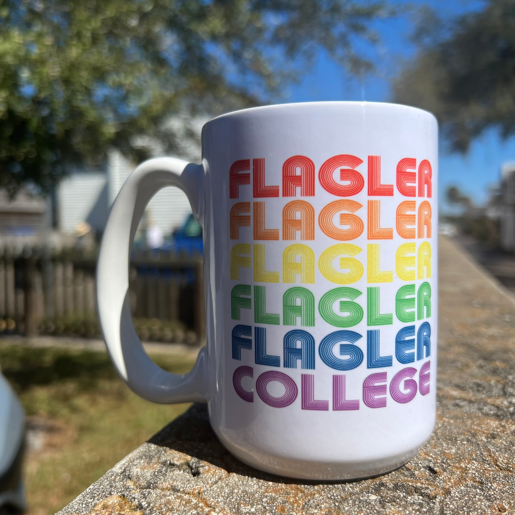 Flagler College Rainbow Mug