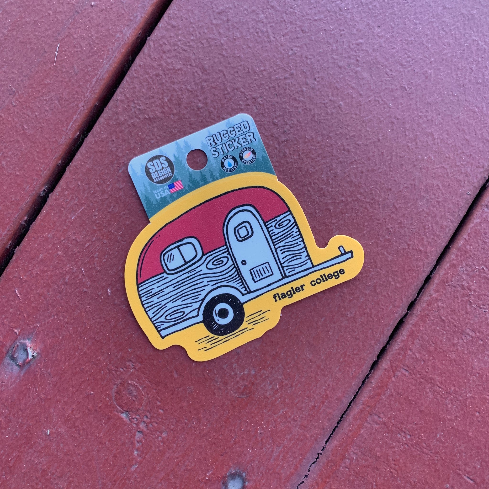 Rugged Camper Sticker