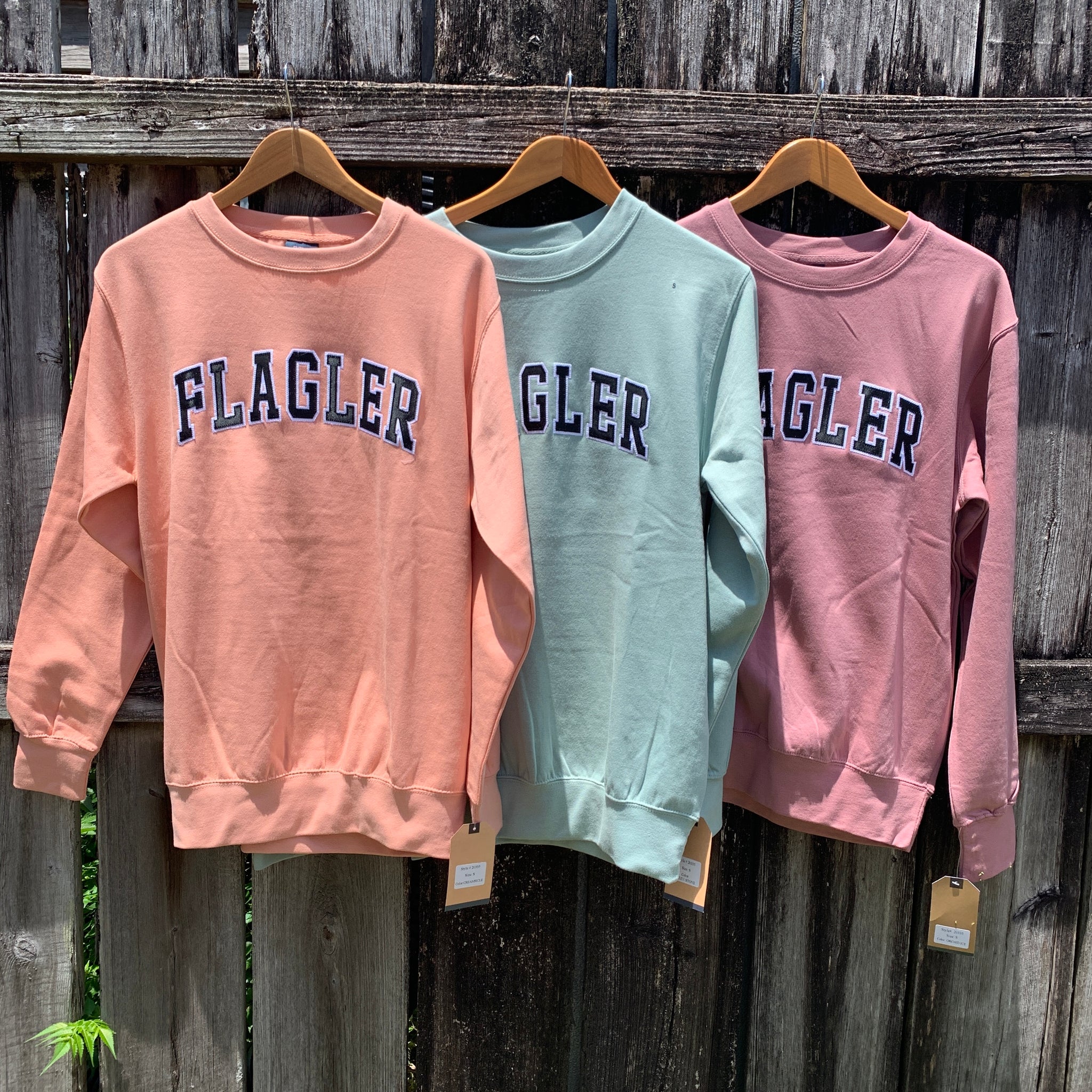 Flagler Applique Crew Sweatshirt