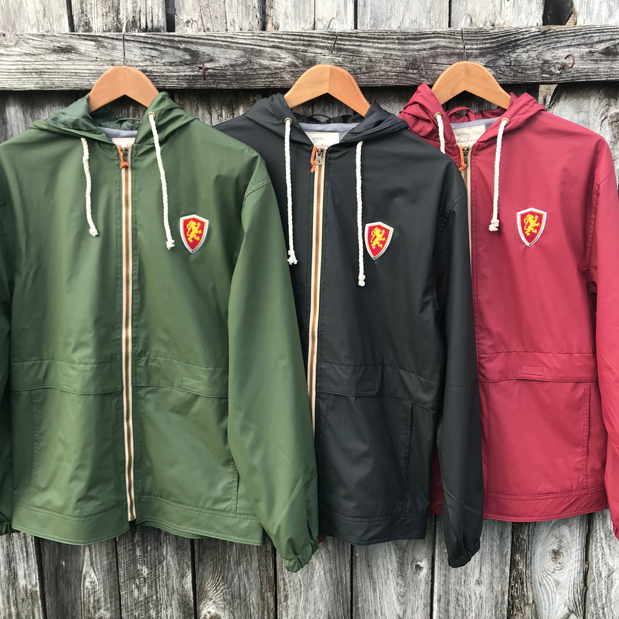 Vintage Hooded Rain Jacket
