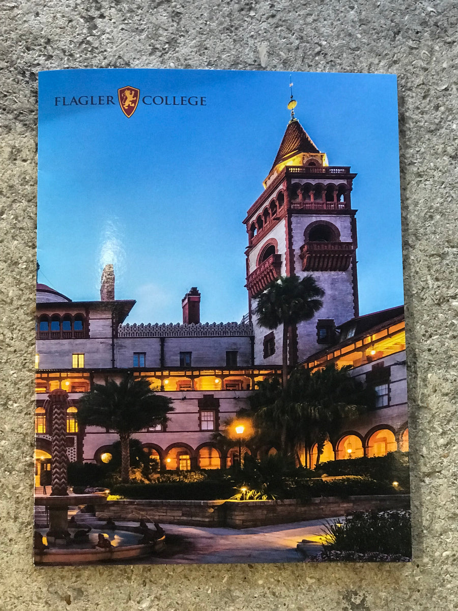 two pocket folder with different pictures around Flagler on front